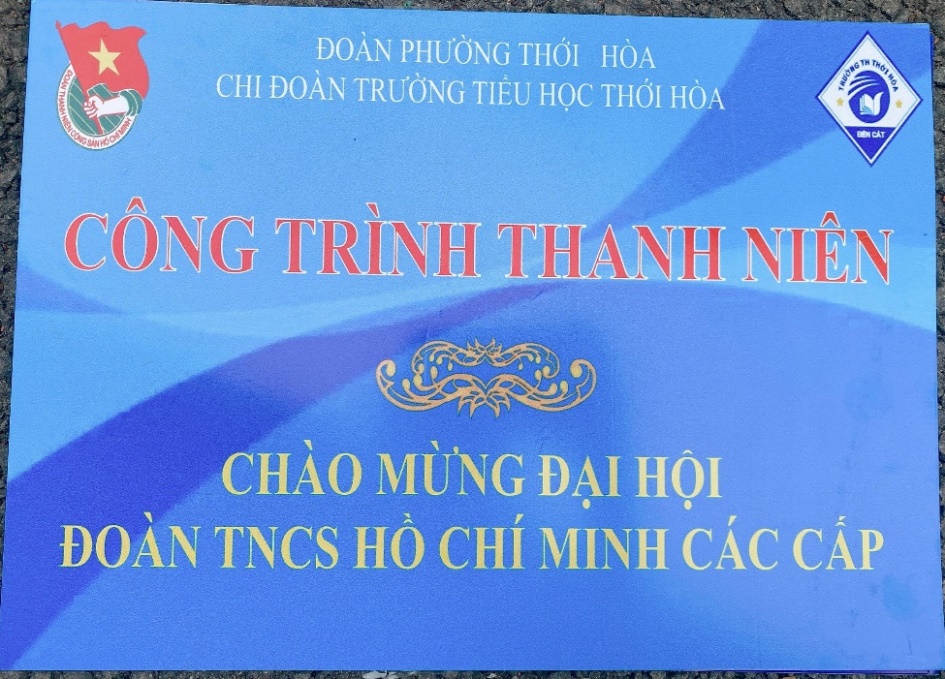CÔNG TRÌNH THANH NIÊN “VƯỜN RAU CHI ĐOÀN”