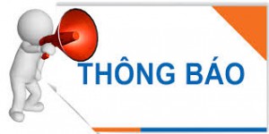 THÔNG BÁO