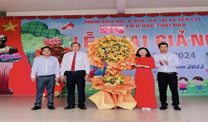 TRƯỜNG TIỂU HỌC THỚI HÒA HÂN HOAN TỔ CHỨC LỄ KHAI GIẢNG NĂM HỌC MỚI 2023 - 2024