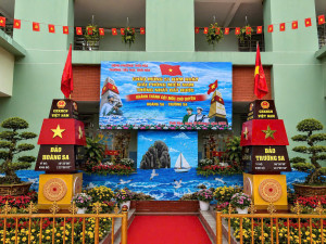 TRƯỜNG TIỂU HỌC THỚI HÒA - TỰ HÀO VIỆT NAM – VỮNG CHẮC BIỂN ĐẢO - KHÁNH THÀNH CỘT MỐC CHỦ QUYỀN HOÀNG SA – TRƯỜNG SA