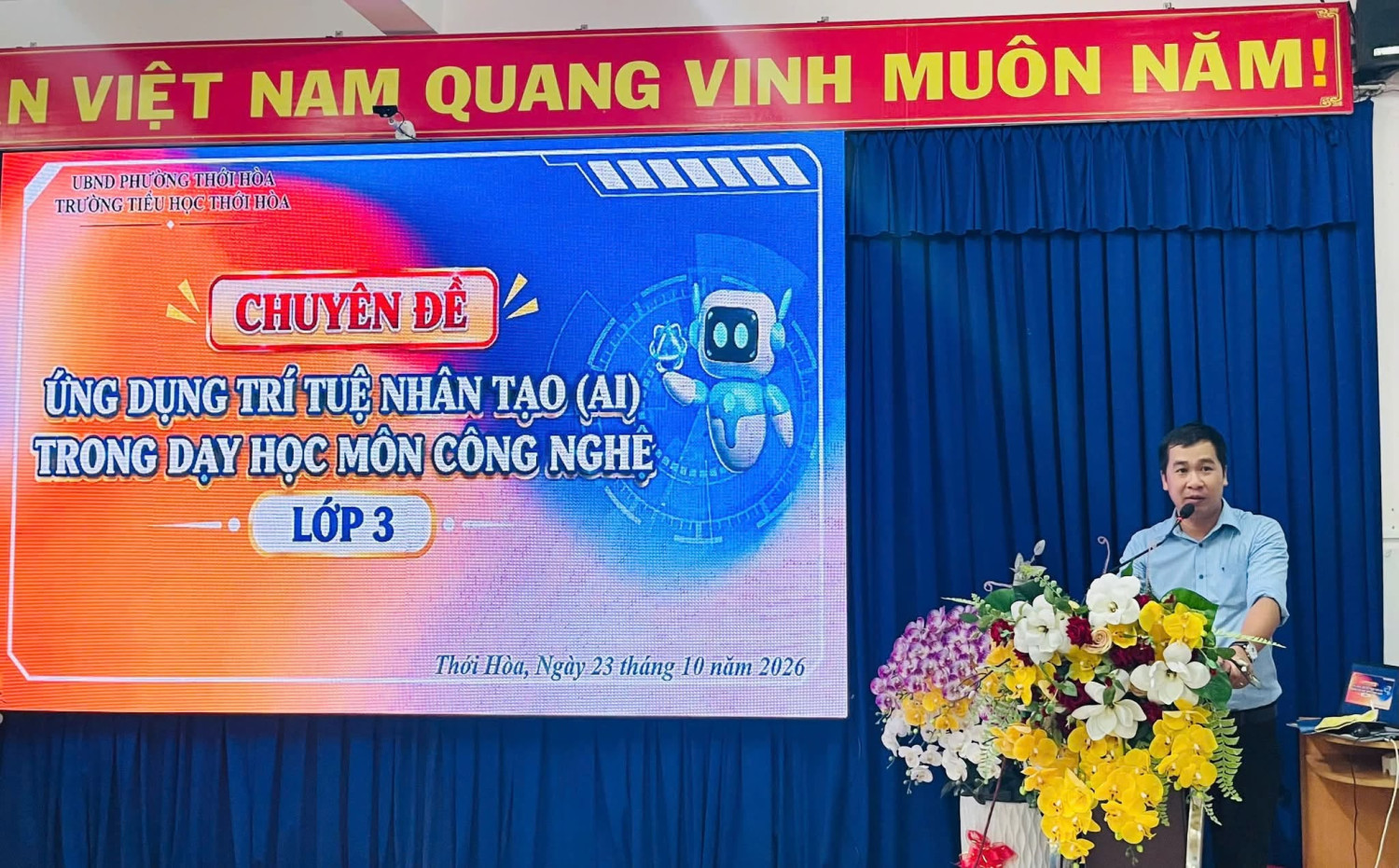 TIẾT DẠY MÔN CÔNG NGHỆ LỚP 3 VÀ BÁO CÁO CHUYÊN ĐỀ ỨNG DỤNG AI TRONG DẠY HỌC