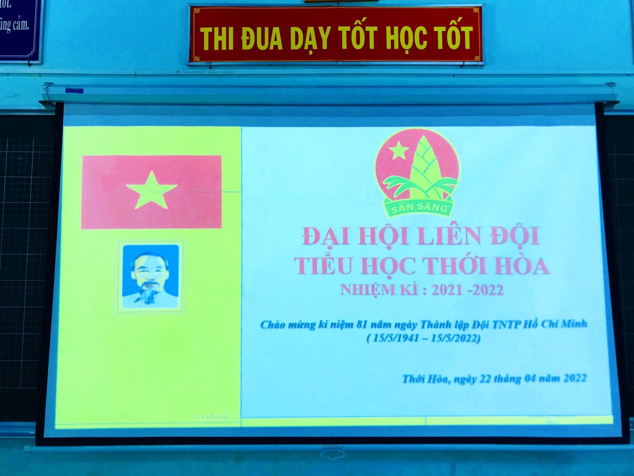 ĐẠI HỘI LIÊN ĐỘI TRƯỜNG TIỂU HỌC THỚI HÒA NHIỆM KỲ 2021-2022