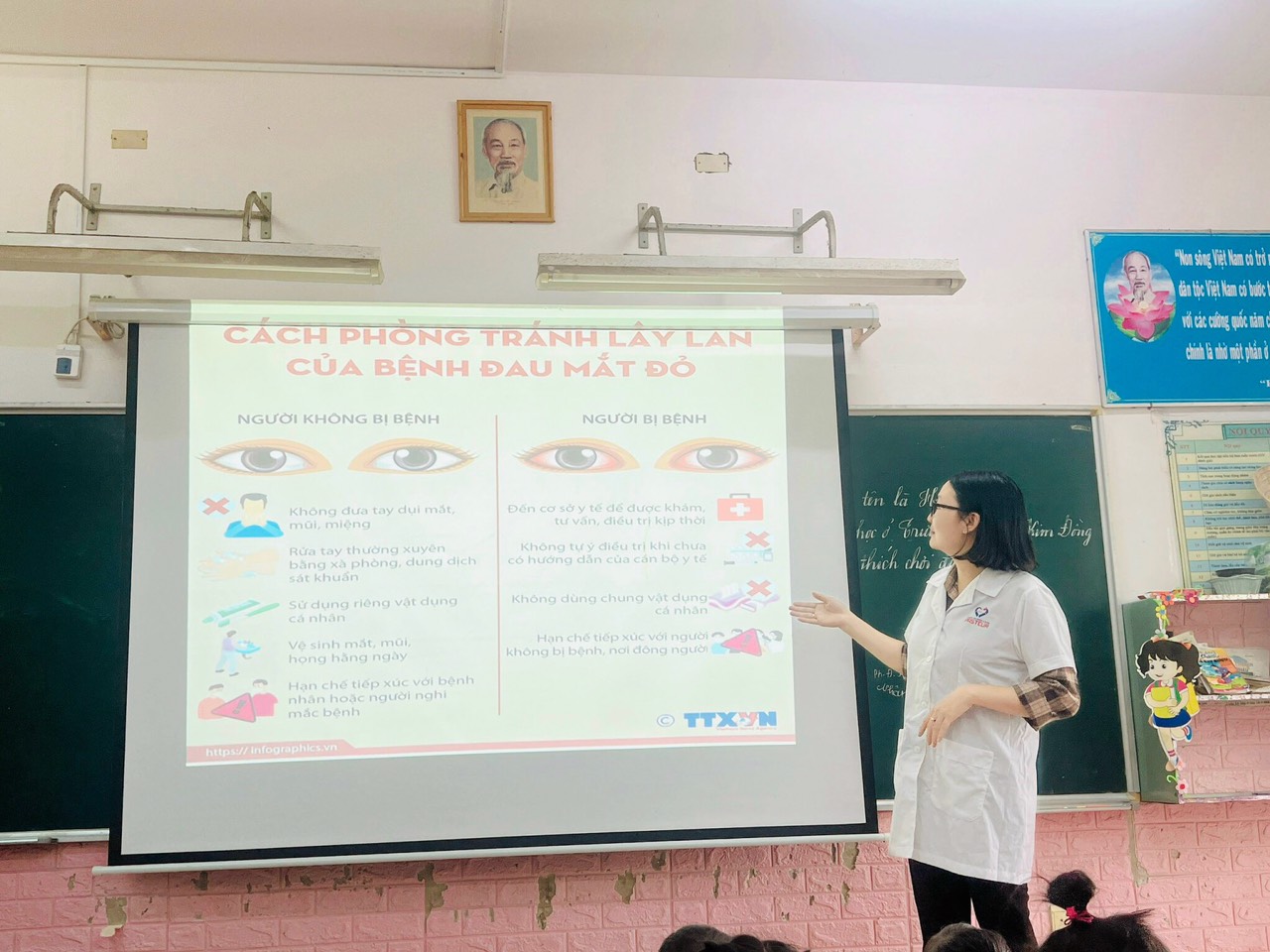 TUYÊN TRUYỀN PHÒNG TRÁNH BỆNH ĐAU MẮT ĐỎ