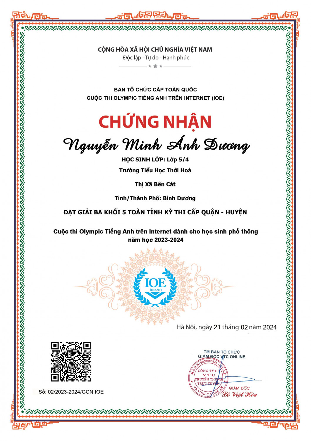 DƯƠNG 5