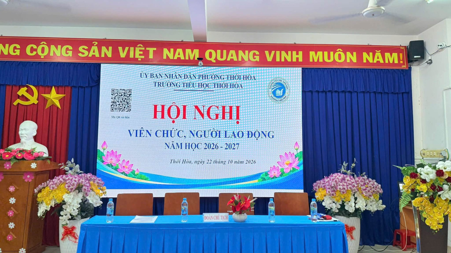 HỘI NGHỊ VIÊN CHỨC, NGƯỜI LAO ĐỘNG NĂM HỌC 2026 – 2027